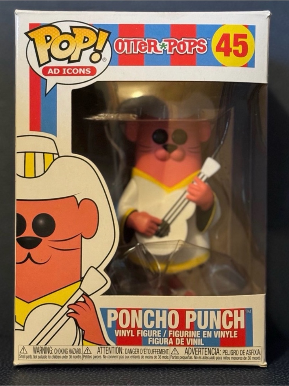 Funko POP! Ad Icon Branded: Collectable Otter Pops Poncho Punch w/ Guitar - #45